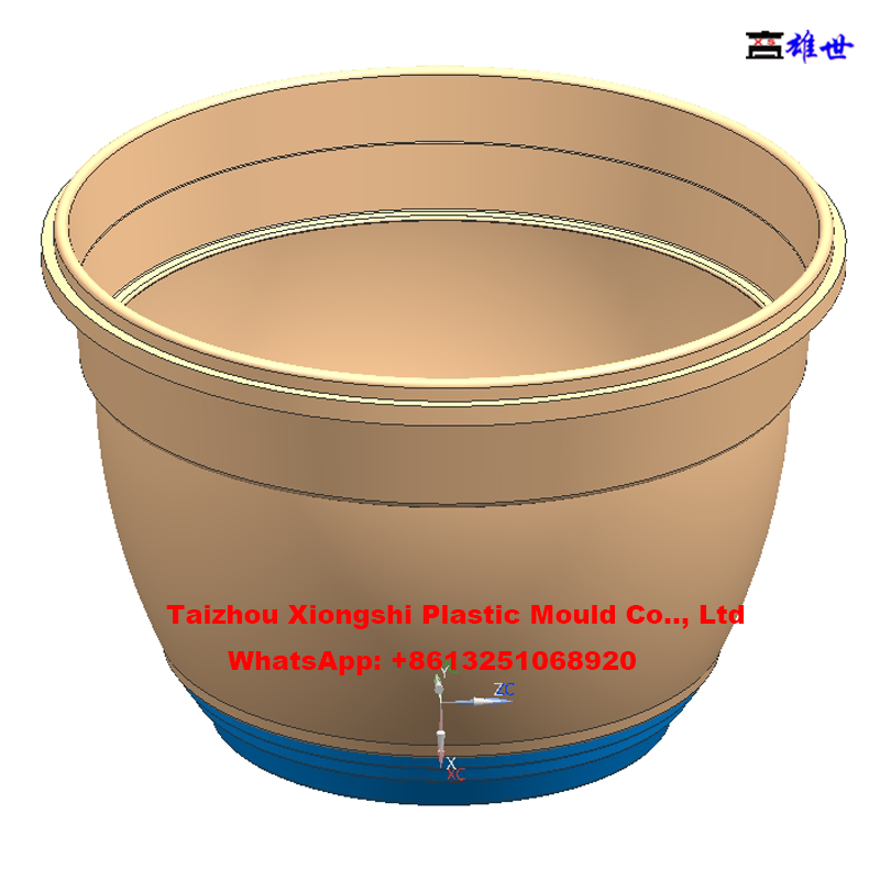 Professional Plastic Injection Flowerpot Mould (图15)